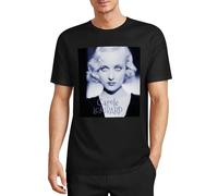 RBGhetf333 Carole-Lombard-T-Shirt-Blouse-Graphic-tee-Shirt Black