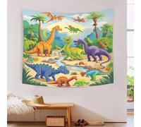 RBGKZVYUM 3D Dinosaur Print Wall Blanket Home Decoration Bedding Poster Wall Art Tapestry Wall Hanging Tapestry Soft Polyester for Bedroom Living Room Dorm Home Decorations 180cmx230cm