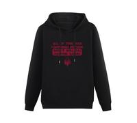 RBIHC Battlestar Galactica It Will Happen Again Hoody Licensed Sci-Fi Tv Hoodie Black M