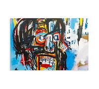RBIX Street Art Jean-Michel Basquiat Skull Untitled Canvas Poster Bedroom Decor Sports Landscape Office Room Decor Gift Unframe: 20×30inch(50×75cm)