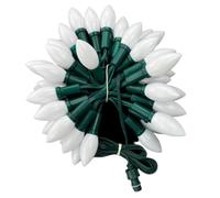 RBoand 50nodes Addressable RGB DC12V WS2811 LED Christmas Pixel String Light 4inches 10cm Wire Spacing All Green Wire IP68 Milky C9