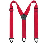 RBOCOTT Hidden Red Braces Suspender for Men Under Clothes with 3 Snap Loop(1.48" Wide)(11)