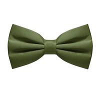 RBOCOTT Olive Green Pre-tied Bow Tie Adjustable Bowtie for Men(19)