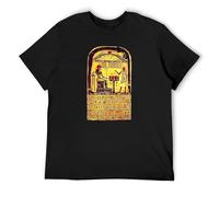 RBOXOP Aleister Crowley Stele of Revealing T-Shirt - Pagan Occult Thelema Magick Satan Black