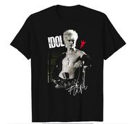 RBOXOP Billy Idol Picture Gift for Fans Unisex Shirt Black