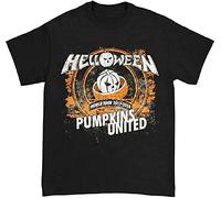 RBOXOP Helloween - Pumpkins United Album Men Black Cotton T-Shirt