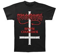 RBOXOP Possessed Mens Seven Churches T Shirt Black