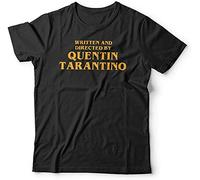 RBOXOP Written and Directed by Quentin Tarantino Tshirt - Funnymovies L Black