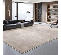 RBQIZVW Machine Washable Rugs for Bedroom - Modern Soft Faux Short Pile Area Rugs for Living Room Abstract Carpet for Office Non Slip Rug 200×250 cm Non Shedding Large Grey Rug Dining Room