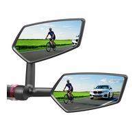 RBRL Bike Mirror 360° Adjustable, Wide Angle Rearview Mirror for Bicycle, E-Bike, MTB, Anti-shake Handlebar Bicycle Mirror, Lightweight & Universal Fit (right)