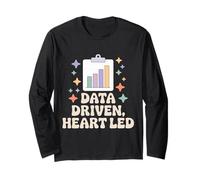 RBT Data Driven Heart Led Retro Behavior Tech Support Long Sleeve T-Shirt