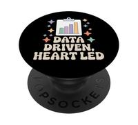 RBT Data Driven Heart Led Retro Behavior Tech Support PopSockets Adhesive PopGrip