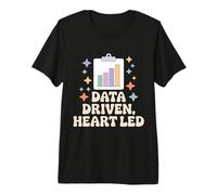 RBT Data Driven Heart Led Retro Behavior Tech Support Premium T-Shirt