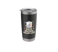 RBT Data Driven Heart Led Retro Behavior Tech Support Stainless Steel Insulated Tumbler
