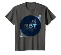 RBT Making Progress Possible Tech Innovation Motivational T-Shirt, Youth, Asphalt Grey, Small