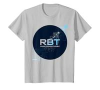 RBT Making Progress Possible Tech Innovation Motivational T-Shirt, Youth, Silver Grey, Large