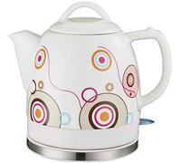 RBUDSPOLF Portable Electric Kettle 1200W Eleactric Ceramic Kettle Teapot, 1.2L, Removable Base, Boil Dryion