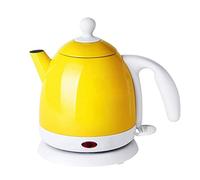RBUDSPOLF Portable Electric Kettle, Rapid Boil, Auto Shut-Off, Boil-Dryion, Coffee Kettle, 4Min, 1000W/Yellow