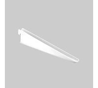 RBUK Adjustable Twin Slot Shelves Bracket, Wall Mounted Shelf Support for Modular Storage - Double Slot Shelving, U Brackets - Antibacterial Uprights, Fixings Not Included - 10 Pack (White 170mm)