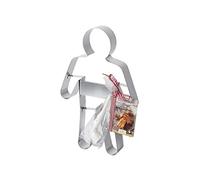 RBV Birkmann Ausstechform Stutenkerl, 24 cm, Ausstecher Edelstahl, rostfrei, Krampus