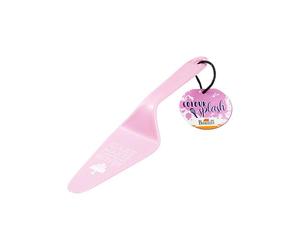 RBV Birkmann Colour Kitchen Pink Cake Server, Plastic, 26 x 6 cm