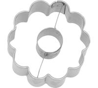 RBV Birkmann, Flower Cookie Cutter, Stainless Steel, 2.5 x 4.5 x 4.5 cm, 189416
