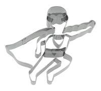 RBV Birkmann Superhero Cookie Cutter, 1 Piece, Stainless Steel, Dishwasher Safe, 9 cm