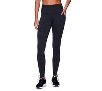 RBX Active Women's Ultra Soft Solid Workout Running Yoga Leggings with Pockets, Cloud Black, Large