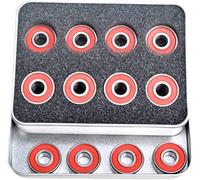 RBYRLDSTY 8PCS 608 2RS ABEC-9 Longboard Skateboard Inline Skate Bearings