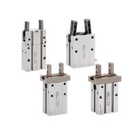 RBYRLDSTY HFZ-6/10 / 16/20 / 25/32 / 40 180 Degree Opening and Closing Air Claw Parallel Finger Cylinder(Bore 6mm)