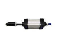 RBYRLDSTY Pneumatic Cylinder SUJ32/40/50/63/80/100mm Bore Double Acting 0-300mm Stroke Adjustable Air Cylinder(Stroke 100-50,SUJ100 (Bore 100mm))