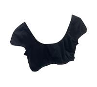 RBYSQP 2 in 1 Built-in Shoulder Pads Vests for Women, Shoulder Push-Up Pads Tank Top, Invisible Shoulder Pads Shirts,Black,S