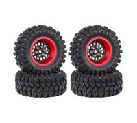 Rc 1.2" Beadlock Wheels Rim Tires For Traxxas For TRX4M 1/18 Car | Lightweight aluminum and carbon fiber beadlock rims rubber tires for crawler durability and agility. RC