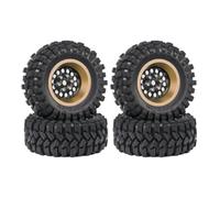 Rc 1.2" Beadlock Wheels Rim Tires For Traxxas For TRX4M 1/18 Car | Lightweight aluminum and carbon fiber beadlock rims rubber tires for crawler durability and agility. RC