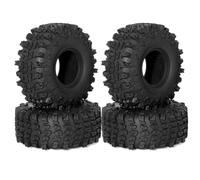 Rc 1.9" Wheel Tires For Traxxas For TRX4 For Redcat 1/10 Car Part | Soft rubber crawler tire with 1.9 beadlock wheels deliver rock grip stable For climbing for 1/10 car RC Tires Hub Wheel