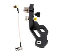 RC-1 Quick-Detach Antenna Bracket for ICOM IC-705 HF Transceiver, CNC-Machined Aluminum Alloy with Ground Stake, Desktop Mount for UV/HF GP Antennas