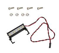 RC 4LED Super Bright 55mm Roof Light Bar for 1/16 Teton Summit E - Revo, 1/18 Volcano, ECX 1/18 Temper, with Mounting Screws and Nuts for 1/18-1/10 Scale