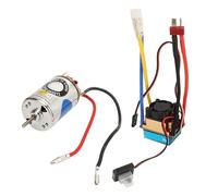 RC 550 Brushed Motor Low Noise T Male Plug 60A High Power Stable RC Brushed Motor ESC Kit For Traxxas RC Crawler (23T)