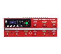 BOSS RC-600 Loop Station, Flagship floor-based Loop Station with next-level sound quality and flexibility,Red