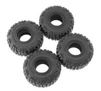 Rc 60mm Tires For Traxxas For TRX4M For FMS For FCX24 1/18 1/24 | Soft rubber mud tires with foam inserts deliver rock grip stable climbing for 1/18 1/24 rc crawlers. RC Tires Hub Wheel