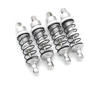 RC Absorbers Models Compatible With Arrma For Granite For Grom For Typhon For Mini For Mojave 1/16 1/18 1/14 RC Car Parts Metal Hydraulic Shock Absorber(Silver)