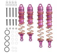 RC Absorbers Models Compatible With ARRMA For Kraton 1/8 RC Car Upgrade Accessories Parts 4pcs 110mm 135mm Metal Oil Shock Absorber(Pink)