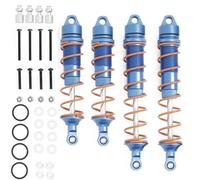 RC Absorbers Models Compatible With ARRMA For Kraton 1/8 RC Car Upgrade Accessories Parts 4pcs 110mm 135mm Metal Oil Shock Absorber(Blue)