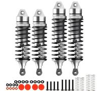 RC Absorbers Models For Arrma For Vorteks Ara4305v3 Ara4105v4 Ara330722 Ara330723 1/10 Aluminum Front And Rear Shock Absorbers Rc(Silver)