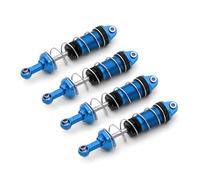 RC Absorbers Models For MJX H16 16207 For WLtoys 144001 144002 124019 124017 For MN128 MN86 MN86KS 4Pieces Metal Shock Absorber Remote Control Car(Blue)