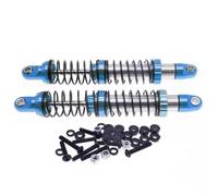 RC Absorbers Models For Rgt 86100 86110 Ftx5579 For Outback Fury 1/10 2 Pieces Full Alloy Oil Filled Front And Rear Shock Absorber Track Parts(Blue)