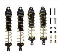 RC Absorbers Parts Compatible With Arrma For SENTON For Granite For Typhon Big 4X4 1/10 Rc Car Upgrade Parts 4Pcs Metal Front And Rear Shock Absorber Damper