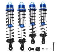 RC Absorbers Parts For Arrma Karton 6s For Outcast For Notorious Exb 1/7 1/8 4-Piece Set Front Rear Shock Absorbers Upgrade Parts(Blue)