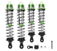 RC Absorbers Parts For Arrma Karton 6s For Outcast For Notorious Exb 1/7 1/8 4 Pieces Set Front Rear Shock Absorber Upgrade Parts(Green)