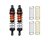 RC Absorbers Parts For Traxxas For Mini For Maxx For Xrt 3760 10765 87mm Aluminum Alloy Front Rear Adjustable For Spring Shock Absorber Damping Parts(Yellow)